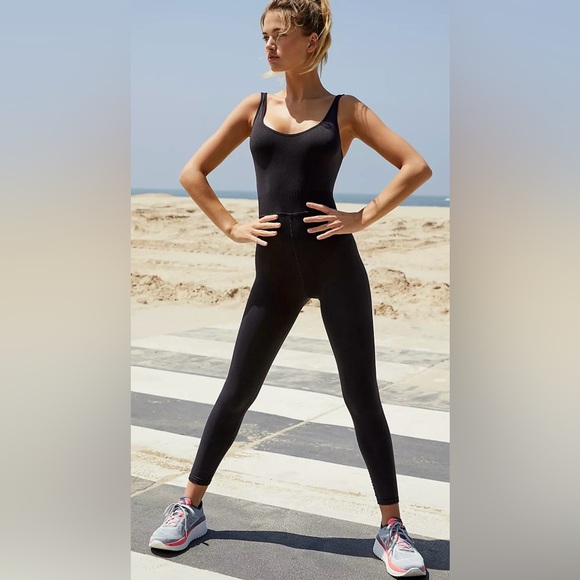 FP Movement by Free People Pants - 🏖️NWOT Free People Movement Good Karma Black Onesie. Size: M/L